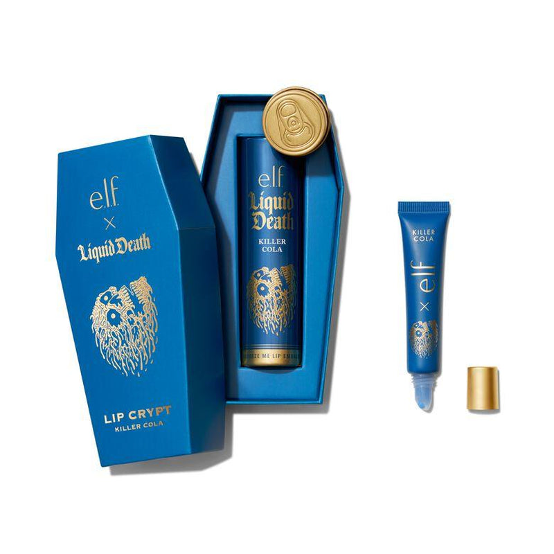 Revitalize Your Lips with E.L.F. X Liquid Death Lip Embalm - Mountain Water Flavor