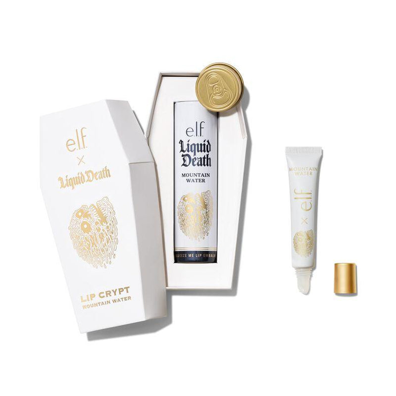 Revitalize Your Lips with E.L.F. X Liquid Death Lip Embalm - Mountain Water Flavor