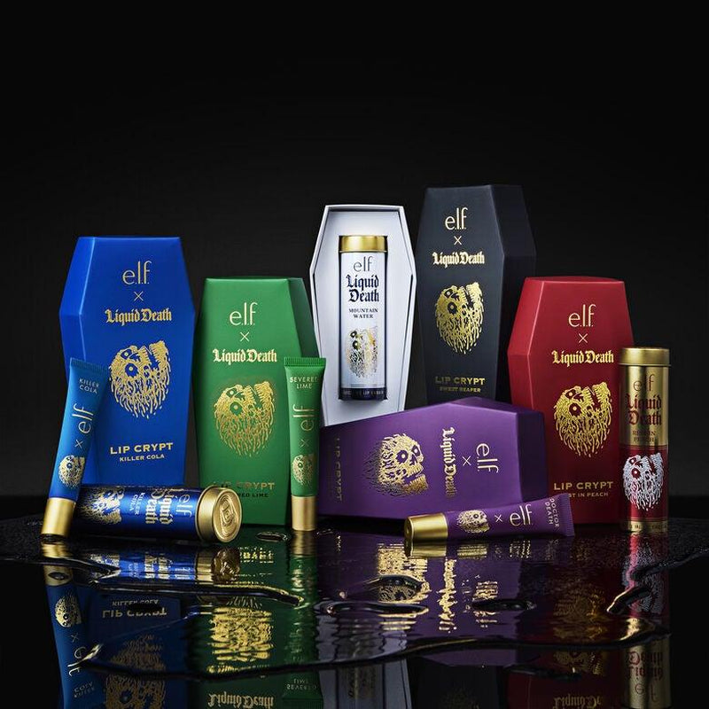 Revitalize Your Lips with E.L.F. X Liquid Death Lip Embalm - Mountain Water Flavor