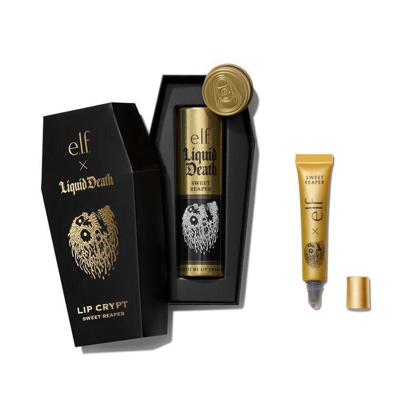 Revitalize Your Lips with E.L.F. X Liquid Death Lip Embalm - Mountain Water Flavor