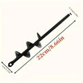 Garden Auger Bits for Planting Hexagonal Shaft Drill Bits Require No Power Solid Steel Auger for Bulb and Bedding Plant Growing