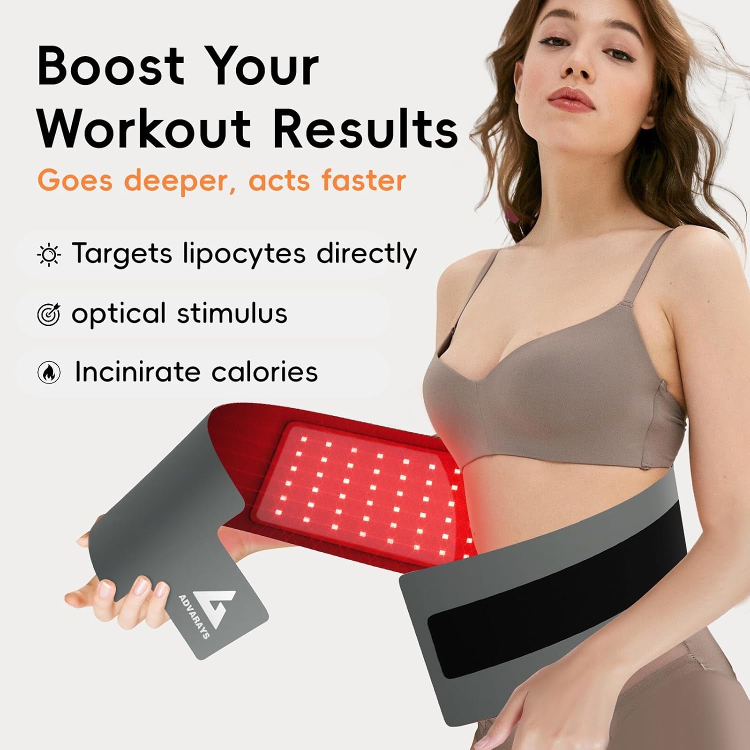Red Light Therapy Belt Pain Relief Body Pad 100 Leds Red Light Therapy Belt with Wireless Controller Portable Heat Panel Mat at Home