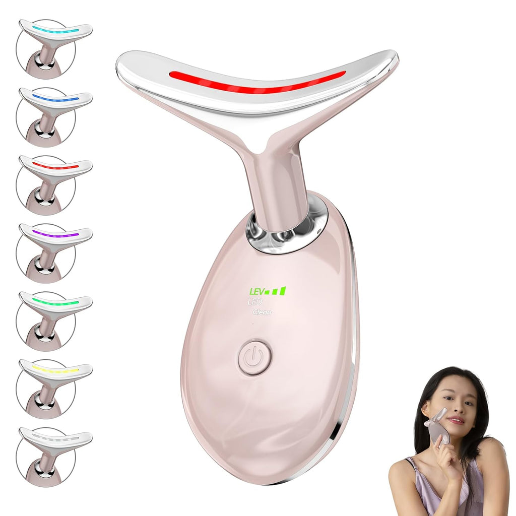 Red Light Therapy for Face,  LED Face Massager, RED Light Device, At-Home Face Tool for Skin Care
