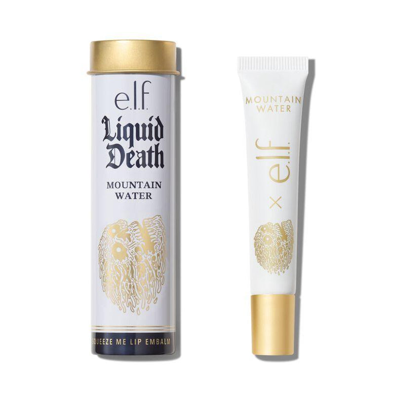 Revitalize Your Lips with E.L.F. X Liquid Death Lip Embalm - Mountain Water Flavor