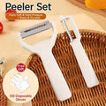 2 in 1 Vegetable Peeler, Multifunctional Peeler & Grater, Kitchen Fruit Peeling Shredding Tool