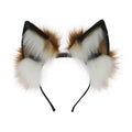 Adult Teens Cosplay Foxes Ear Shape Headband Electric Moving Ear Hair Hoop Makeup Rechargeable Cosplay Headpieces