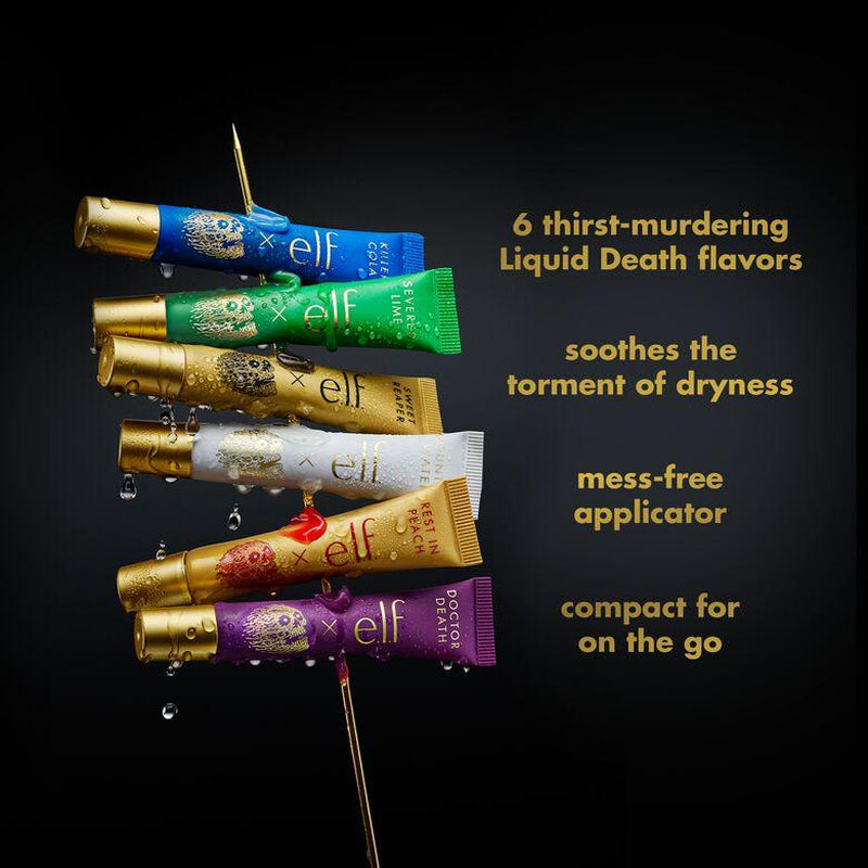 Revitalize Your Lips with E.L.F. X Liquid Death Lip Embalm - Mountain Water Flavor