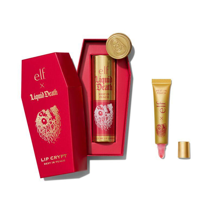 Revitalize Your Lips with E.L.F. X Liquid Death Lip Embalm - Mountain Water Flavor