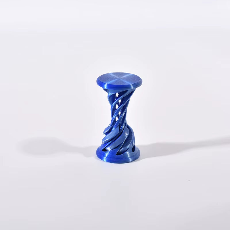3D Printed Impossible Pyramid Passthrough Fidget Toys Double Layer Helical Tree Diversification Kids Decompression Ornament Gift