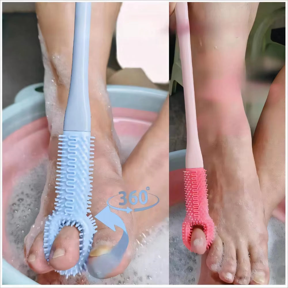 1PC Soft Cleaning Brush for Feet Bath Shower Exfoliating Massage Household Items Hygienic Foot Care Tool Bathroom Accessories