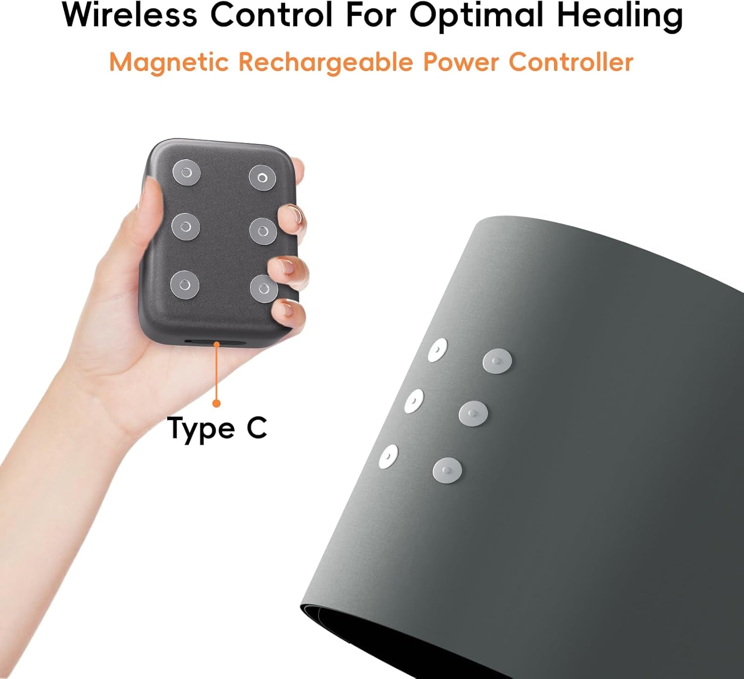 Red Light Therapy Belt Pain Relief Body Pad 100 Leds Red Light Therapy Belt with Wireless Controller Portable Heat Panel Mat at Home