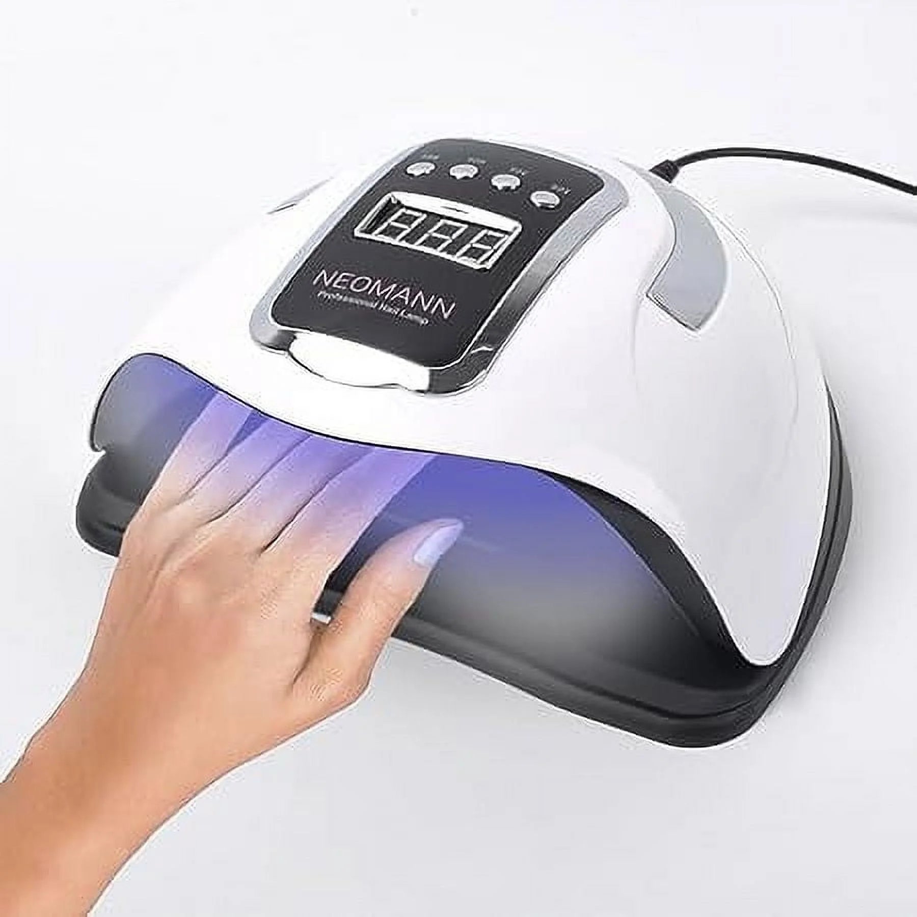 Nail Dryer UV Light, 280W Quick Dry 66 LED Nail Lamp for Gel Nails - 4 Timer Settings