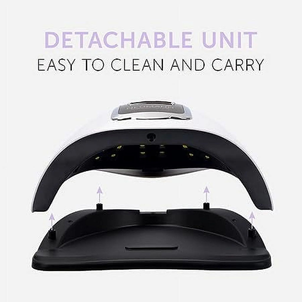 Nail Dryer UV Light, 280W Quick Dry 66 LED Nail Lamp for Gel Nails - 4 Timer Settings