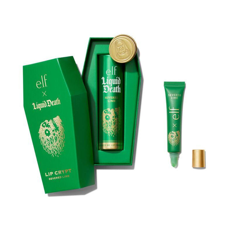 Revitalize Your Lips with E.L.F. X Liquid Death Lip Embalm - Mountain Water Flavor